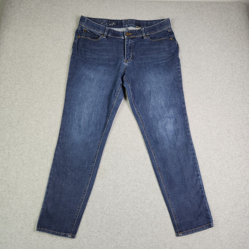 WB360‎ Degree Jeans Womens 12S Blue Denim Contour Curve 4-Way Super Stretch